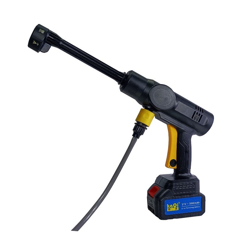 KQ-821003 Cordless car washer 21V car washing machine Lithuania battery water gun Water spray gun 14mm plunger pump 3.5L/min