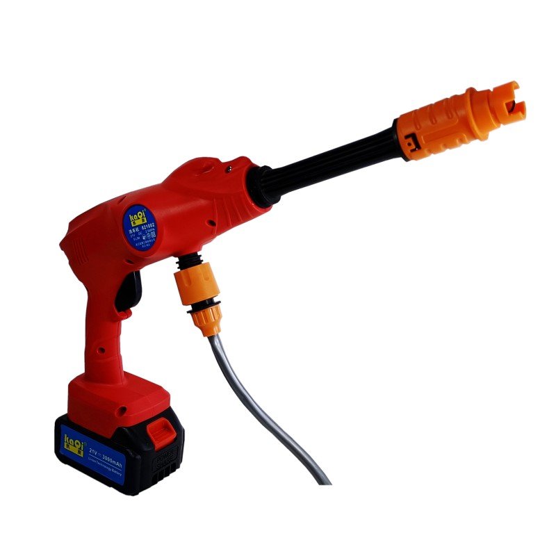 KQ-821002A Cordless car washer 21V car washing machine Lithuania battery water gun Water spray gun 14mm plunger pump