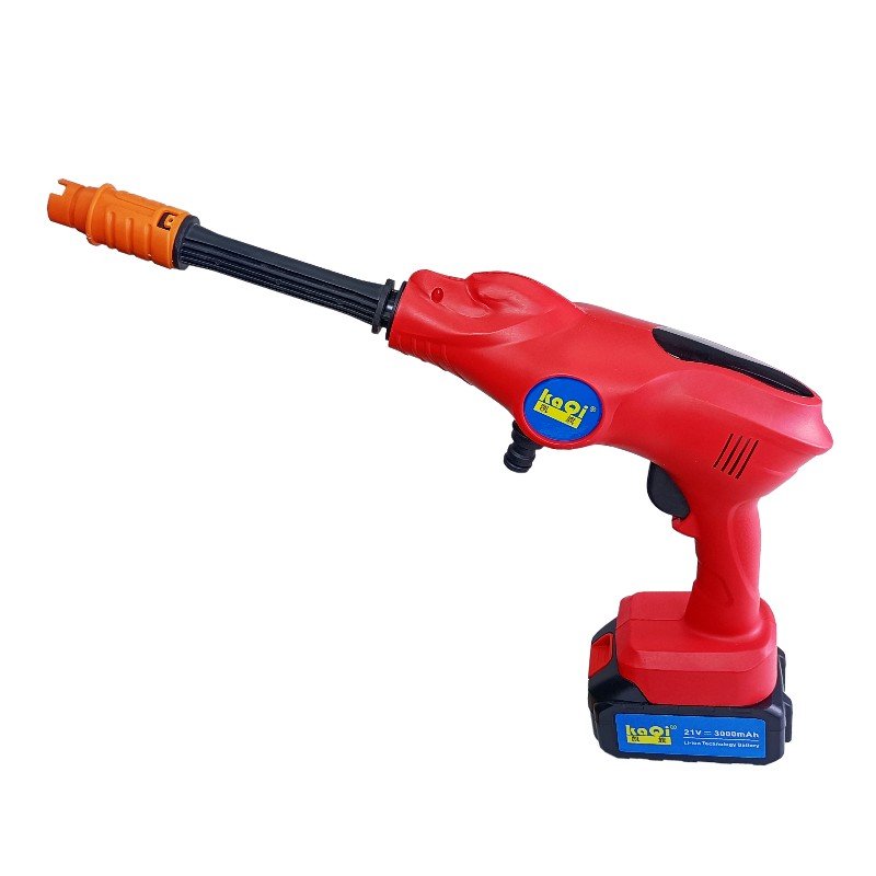 KQ-821002A Cordless car washer 21V car washing machine Lithuania battery water gun Water spray gun 14mm plunger pump