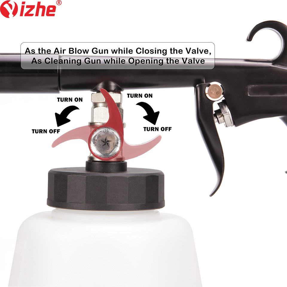 High Pressure Cleaning Tool Portable Tornador Car Wash Gun Cleaning Gun For Car Interior Cleaning