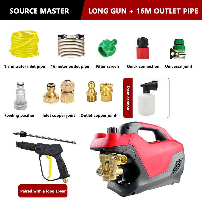 Pelifish Home Appliance Clean Car Washer Spray Gun High Pressure Washing Machine Car Washer