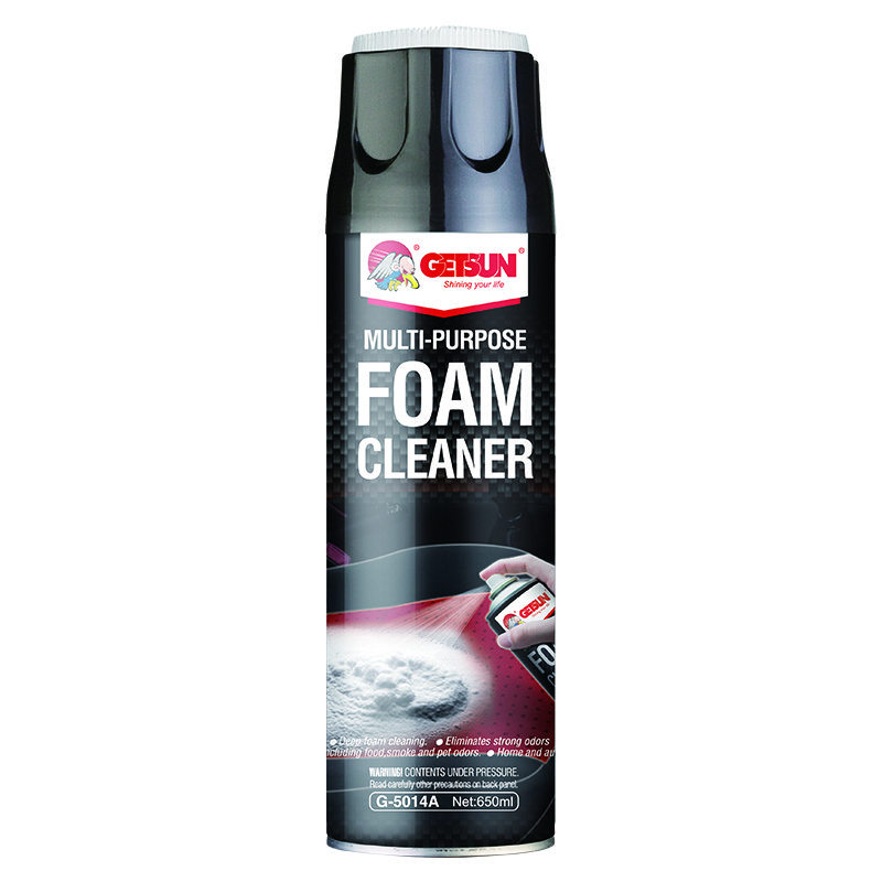 New design Getsun Car Cleaner car washer Enhanced Multi-purpose Foam Cleaner Spray Foam with Brush 650ml