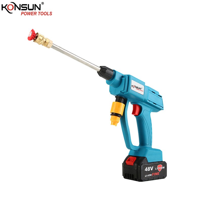 KONSUN cordless High Pressure Cleaner Machine 21V Lithium Batteries Car Wash Machine wordless Car washer cordless sprayer