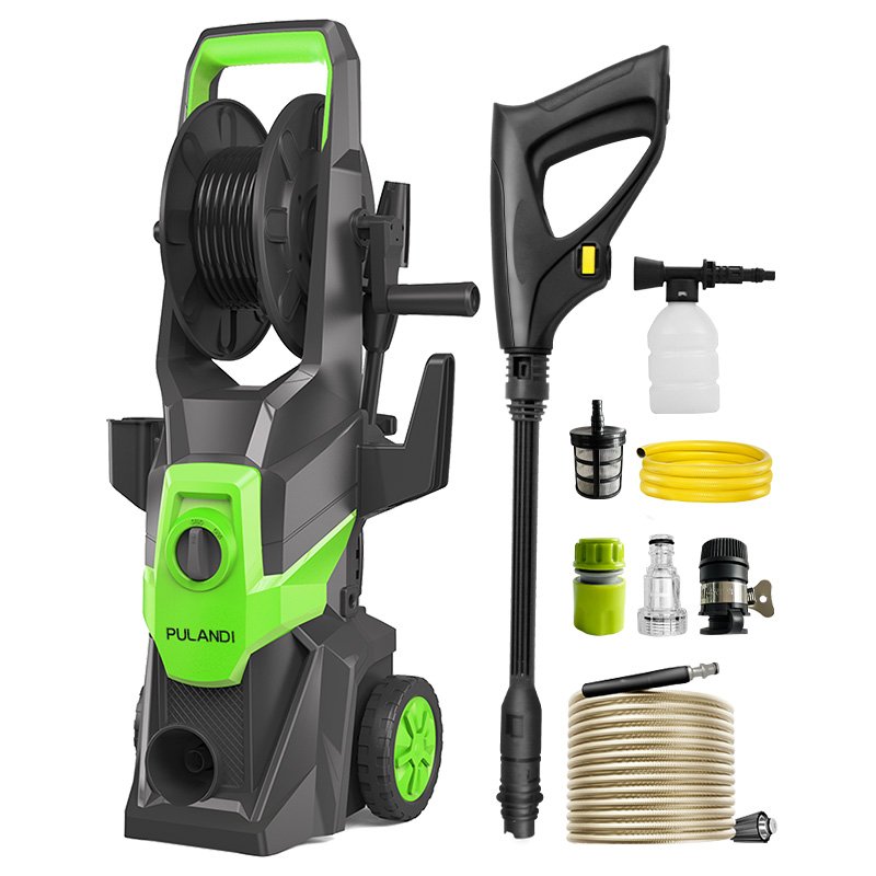 1400W 120Bar Portable High Pressure Car Washer 220-240V/50HZ Car Wash Machine Automatic Hight Pressure Washer