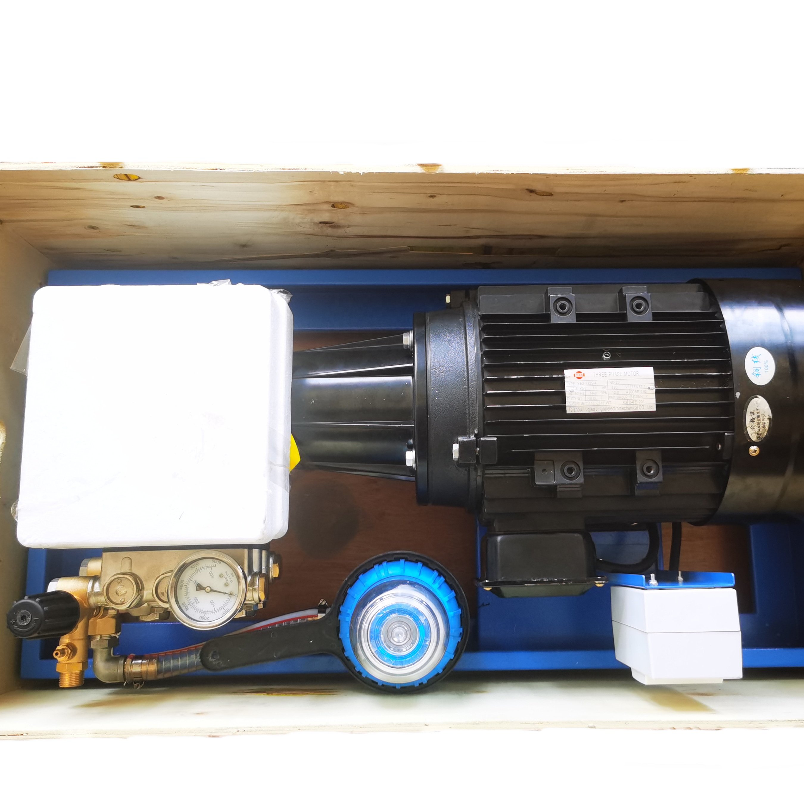 High Pressure Washer Electric Car Washer Cleaner Equipment New Design 5.5 Kw with 200 bar 15 L/min Italian pump W201