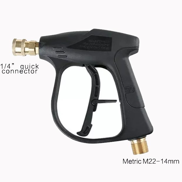 Good Quality Black Color Stainless Steel Car Washer Machine High Pressure Car Washer Gun