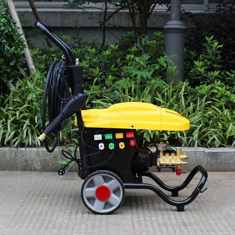 BISON 1.5Kw 1.8Kw 100Bar Cold Water Mini Portable Electrical High Pressure Car Washer