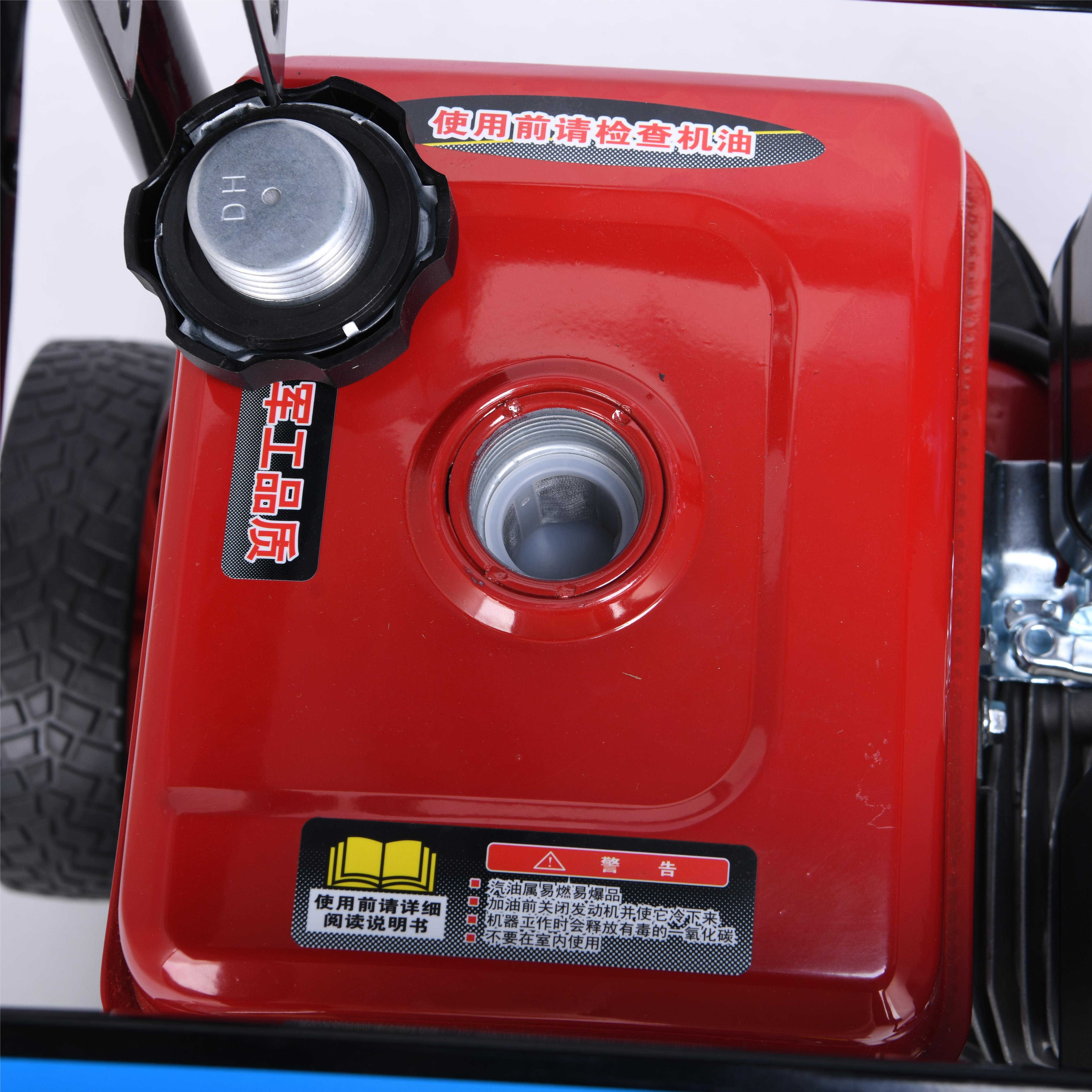 High-pressure water gun pump gasoline cleaning machine high-power door-to-door pipeline dredging mobile car washing equipment
