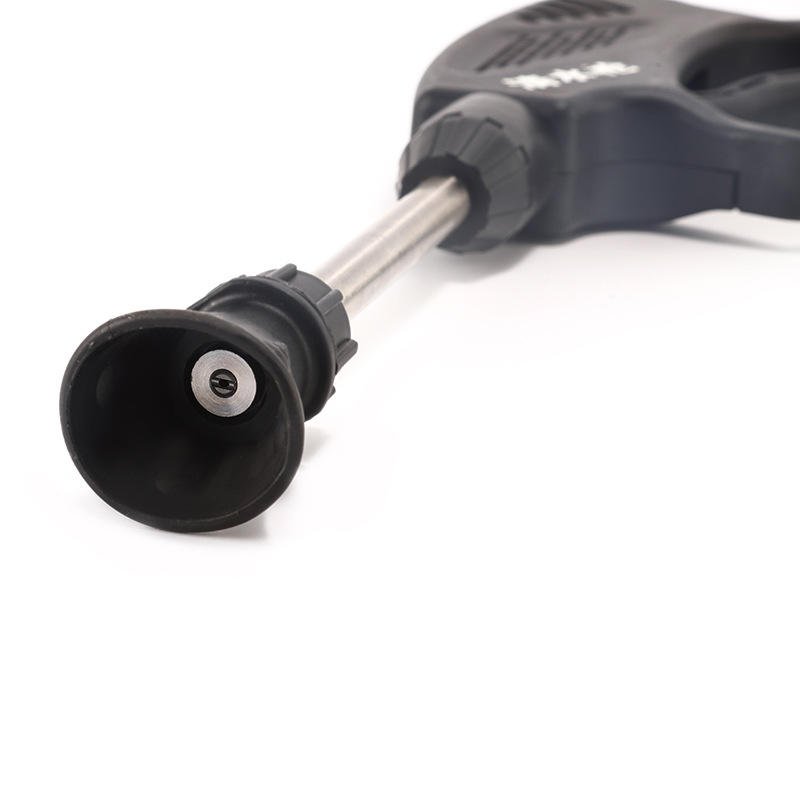 New China-Chic Black+Gray Plastic And Stainless Steel High Pressure Car Washer Spray Long Gun