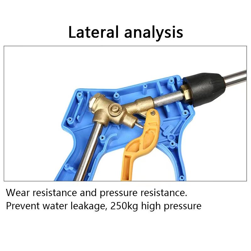 Wholesale Self Service Car Wash Machine Suitable Stainless Steel High Pressure Blue Cannon Sprayer Gun Car Washer Gun