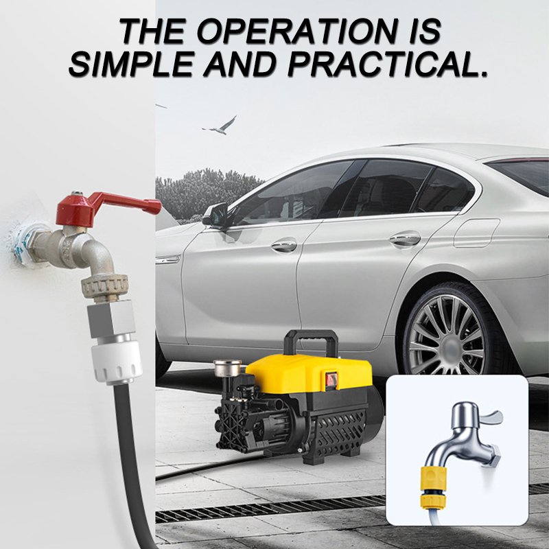 Portable automatic household high-pressure water pump washing machine, high-power car washing machine.