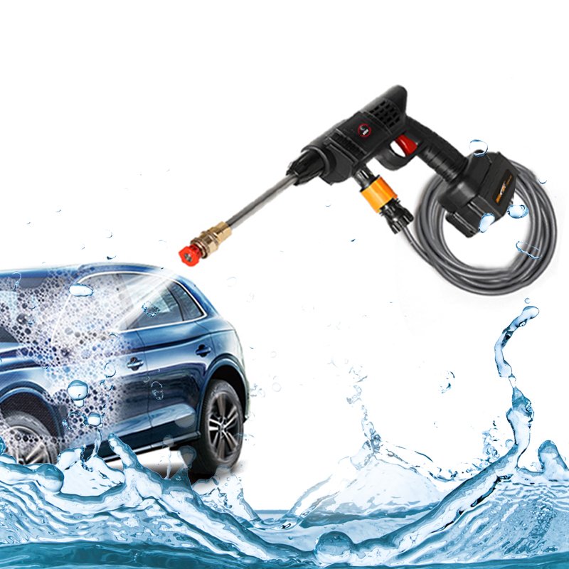 Portable Washing Plastic Cordless Car Pressure Washer Gun Copper Car Washer
