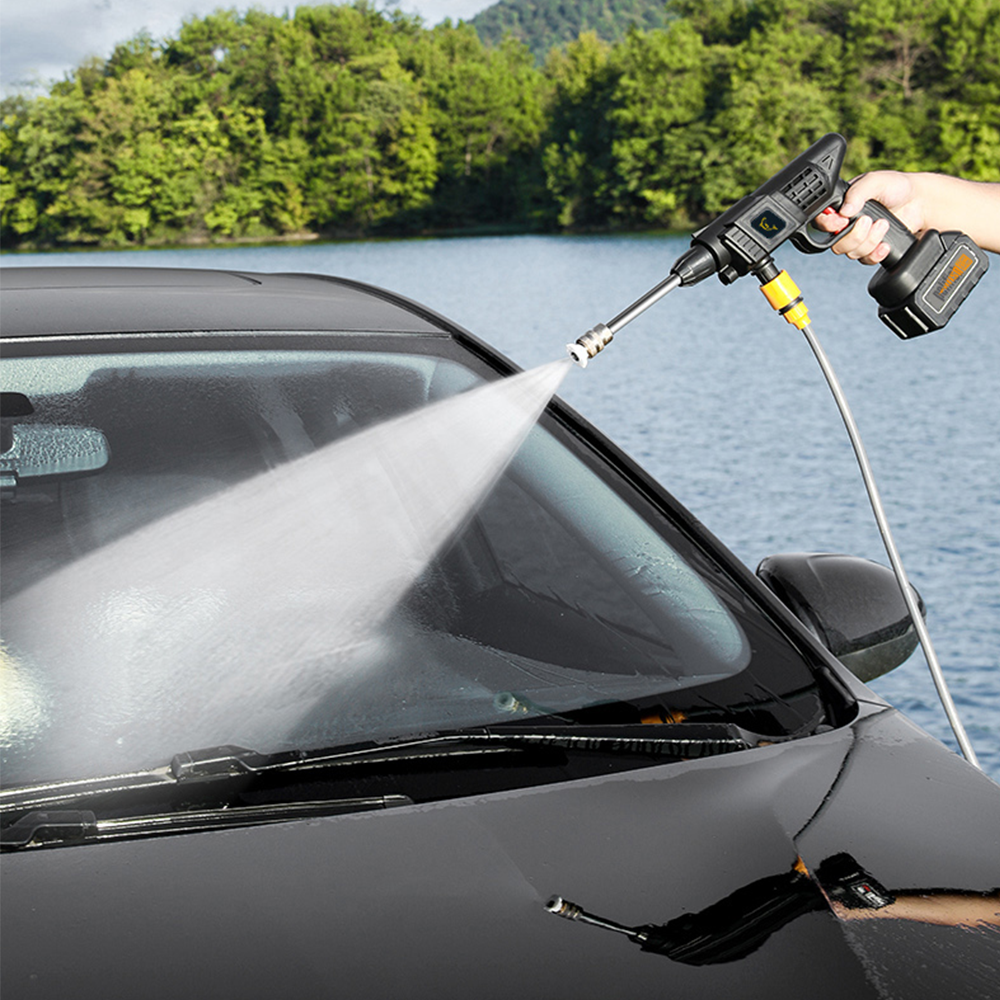 Portable Washing Plastic Cordless Car Pressure Washer Gun Copper Car Washer