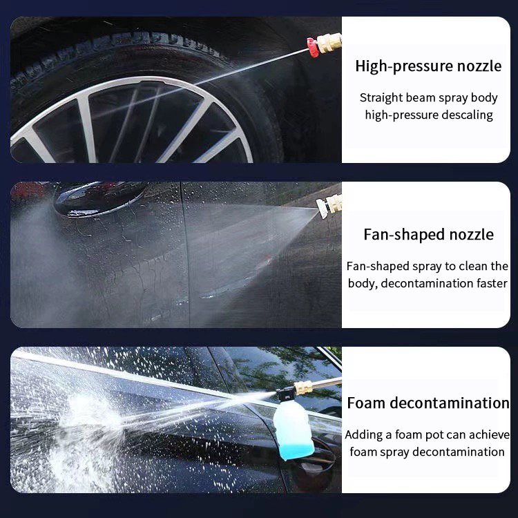 Car Washing Machine 21V/48V Household Wash Water Gun Handheld Smart Car Wash Cleaner Portable High Pressure plastic Car Washer