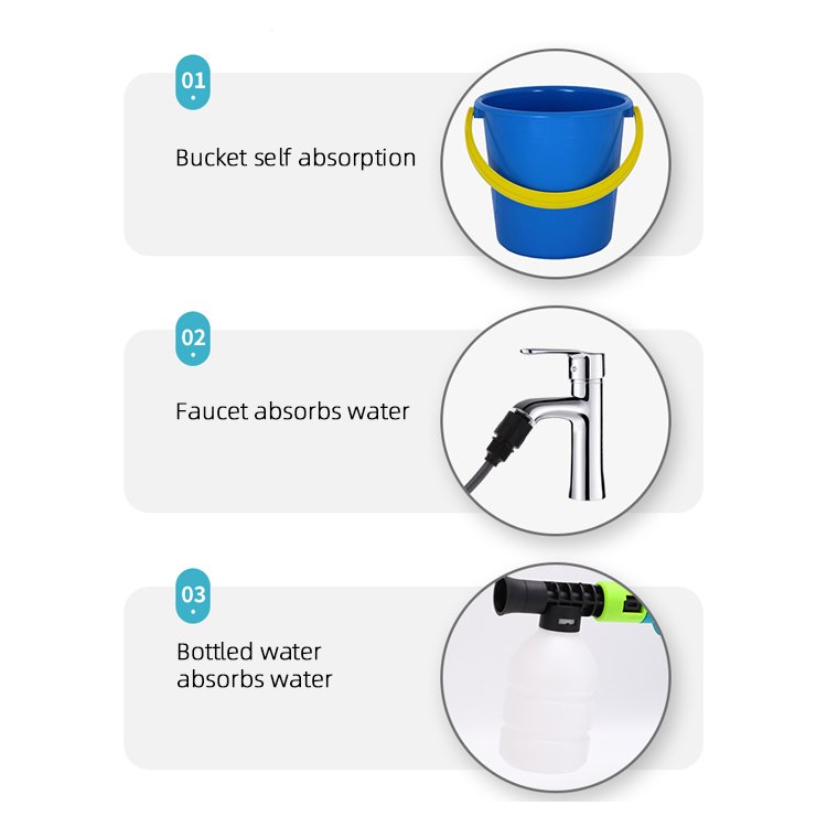 Car Washing Machine 21V/48V Household Wash Water Gun Handheld Smart Car Wash Cleaner Portable High Pressure plastic Car Washer