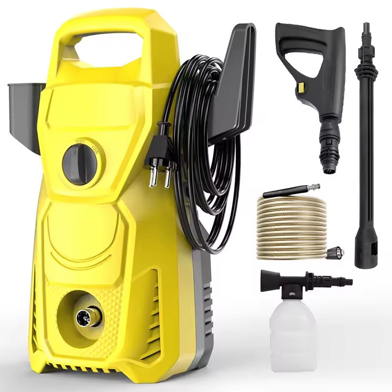 Powerful 1800 Watts Motor High Pressure 150 Bars Upright Design Home Car Washer Machine 12V Voltage for Home Cleaning