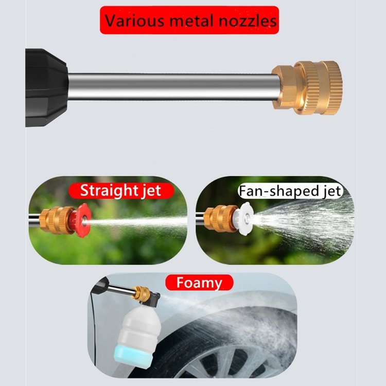 Various Nozzles Foam Spray Gun Brushed motor Car Wash Machine Automatic Car Detailing Equipment Car Washer