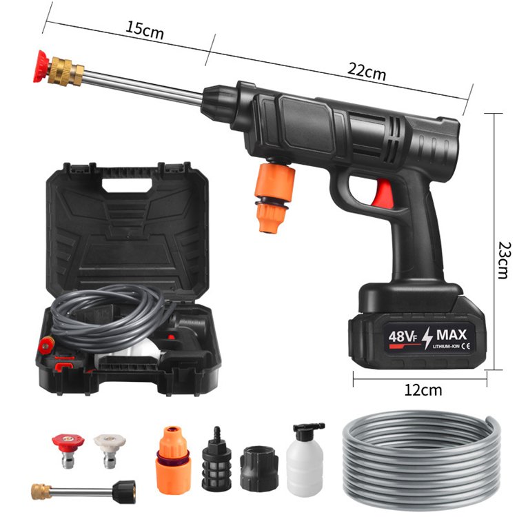 Various Nozzles Foam Spray Gun Brushed motor Car Wash Machine Automatic Car Detailing Equipment Car Washer