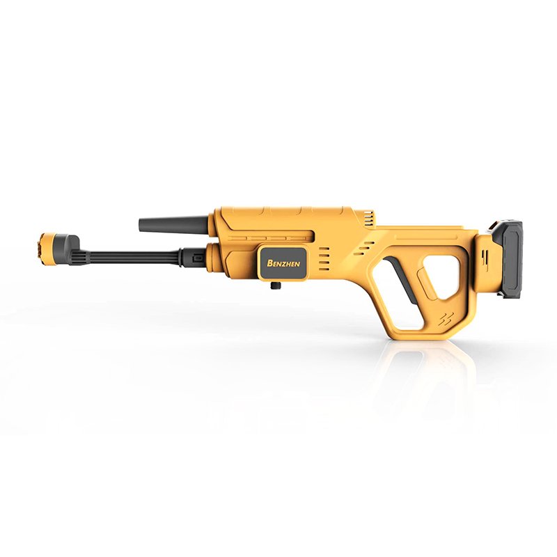 High Pressure Car Washer Pump1400 Watts Motor 120 Bars Pressure 6.5L/Min Flow Rate 5m Outlet Hose Portable Home 11 Accessories