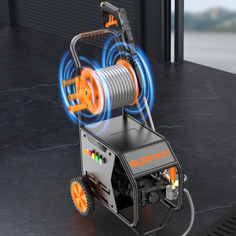 4000W 300Bar Water Efficient Car Engine Washing Product Car Hand Gun Cleaning Large Car Washer