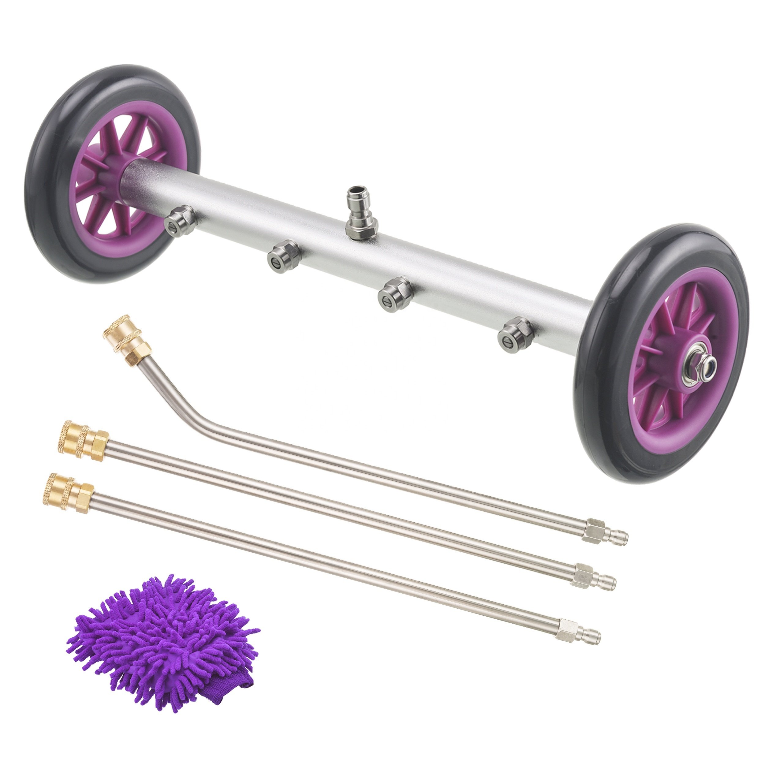Pressure Washer Undercarriage Cleaner 4000 Psi Under Car Washer Water Broom Chassis cleaner Undercarriage Car Washer
