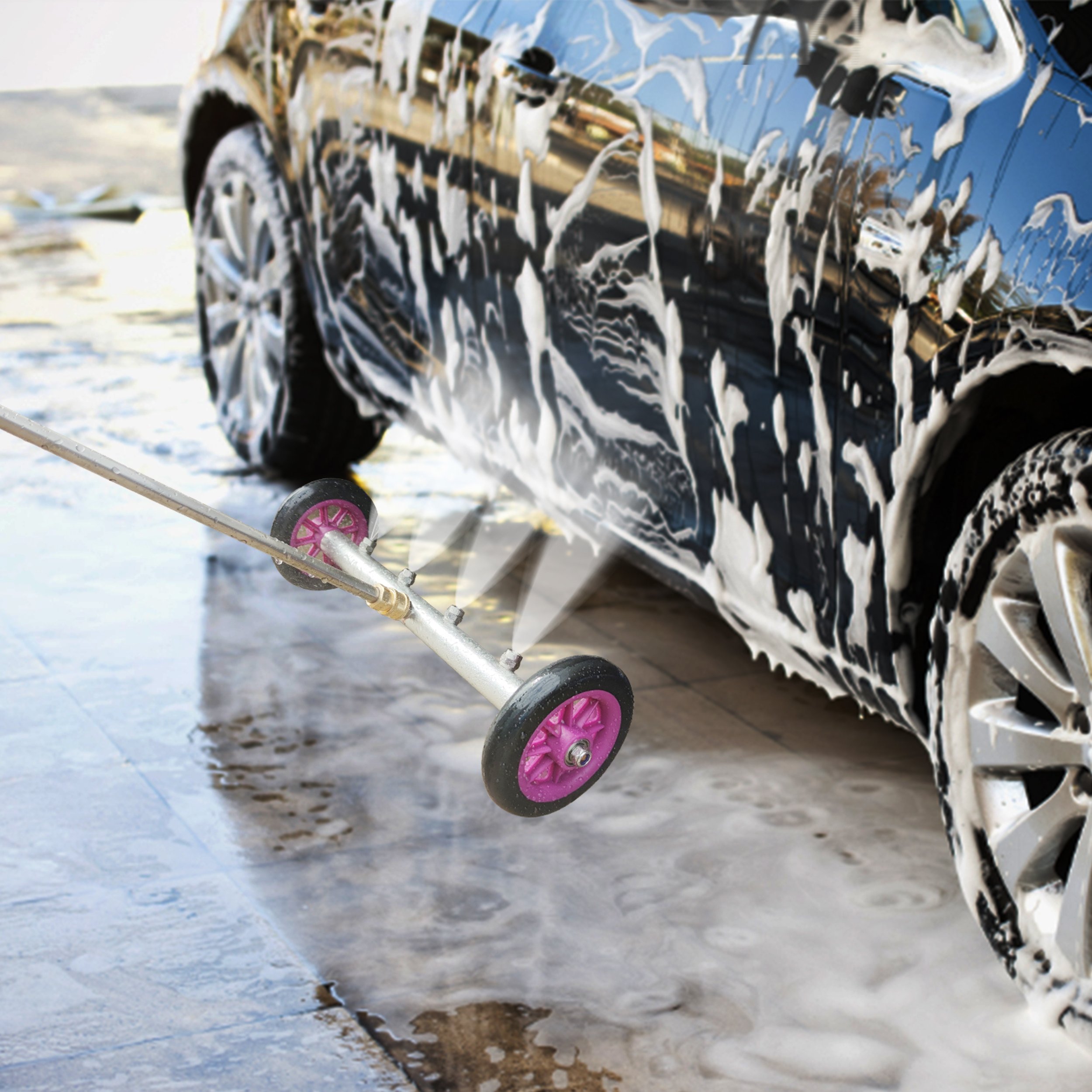 Pressure Washer Undercarriage Cleaner 4000 Psi Under Car Washer Water Broom Chassis cleaner Undercarriage Car Washer