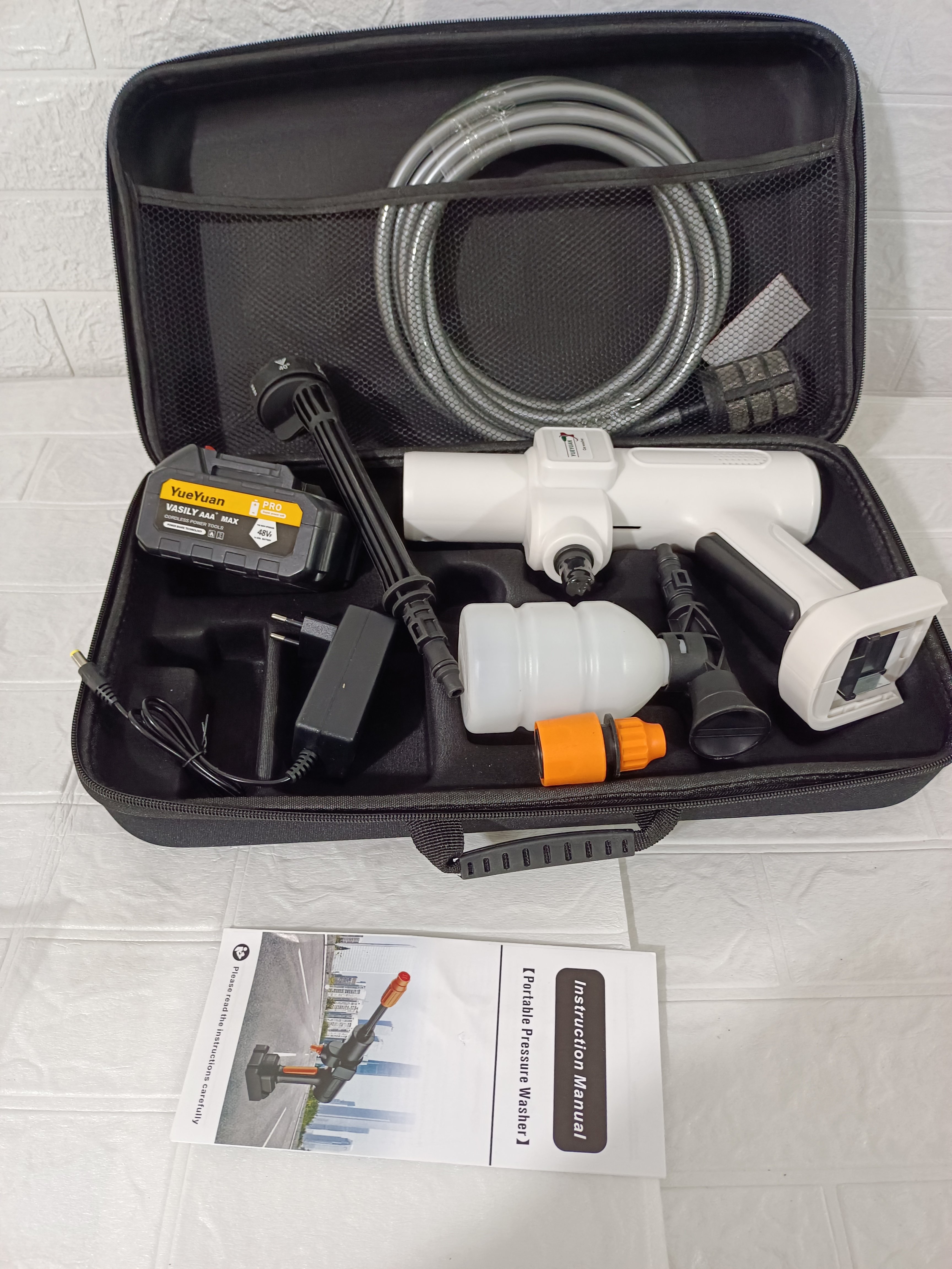 Wireless Brushless Portable High Pressure Car Washer sprayer 24V 48V Power lithium water gun