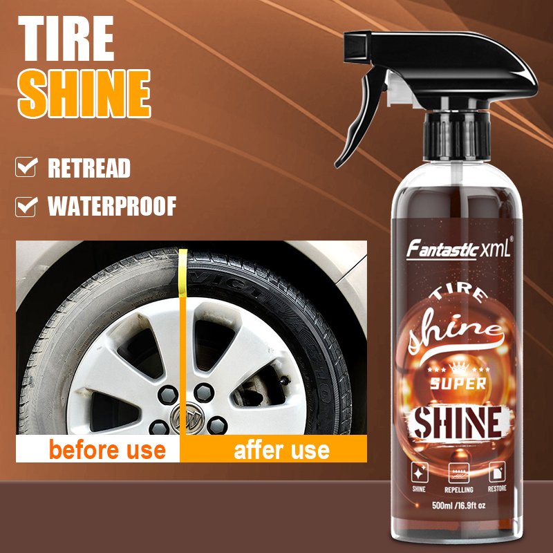Long Lasting factory OEM Tyre Shine Restore Spray Car Wheel anti-aging Coating 500ML