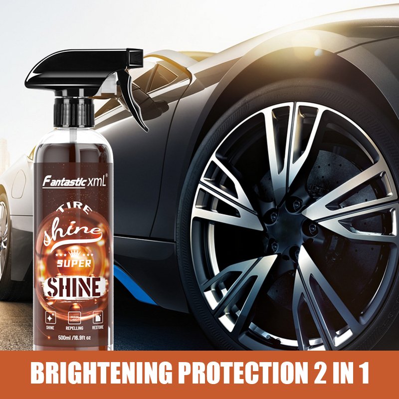 Long Lasting factory OEM Tyre Shine Restore Spray Car Wheel anti-aging Coating 500ML