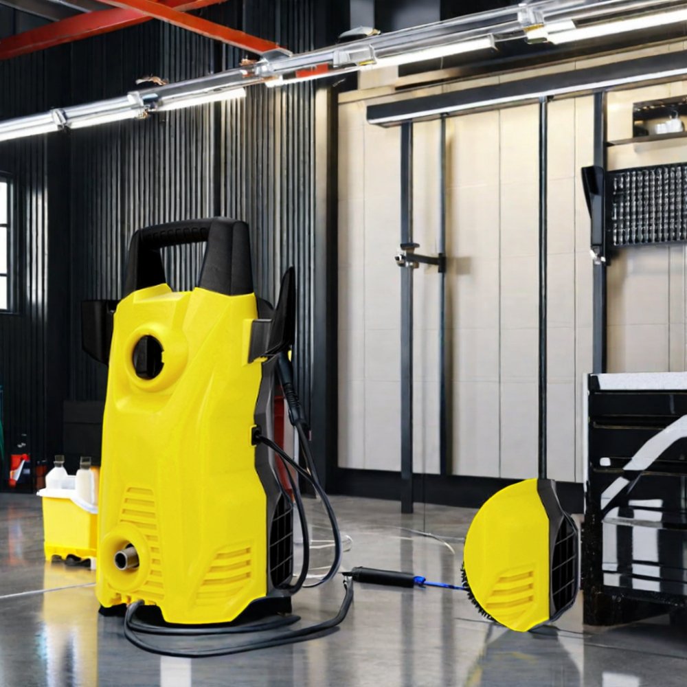 220V 1600W High-Pressure Portable Car Washer Household Cleaning Machine with High-Power Water Gun Pump
