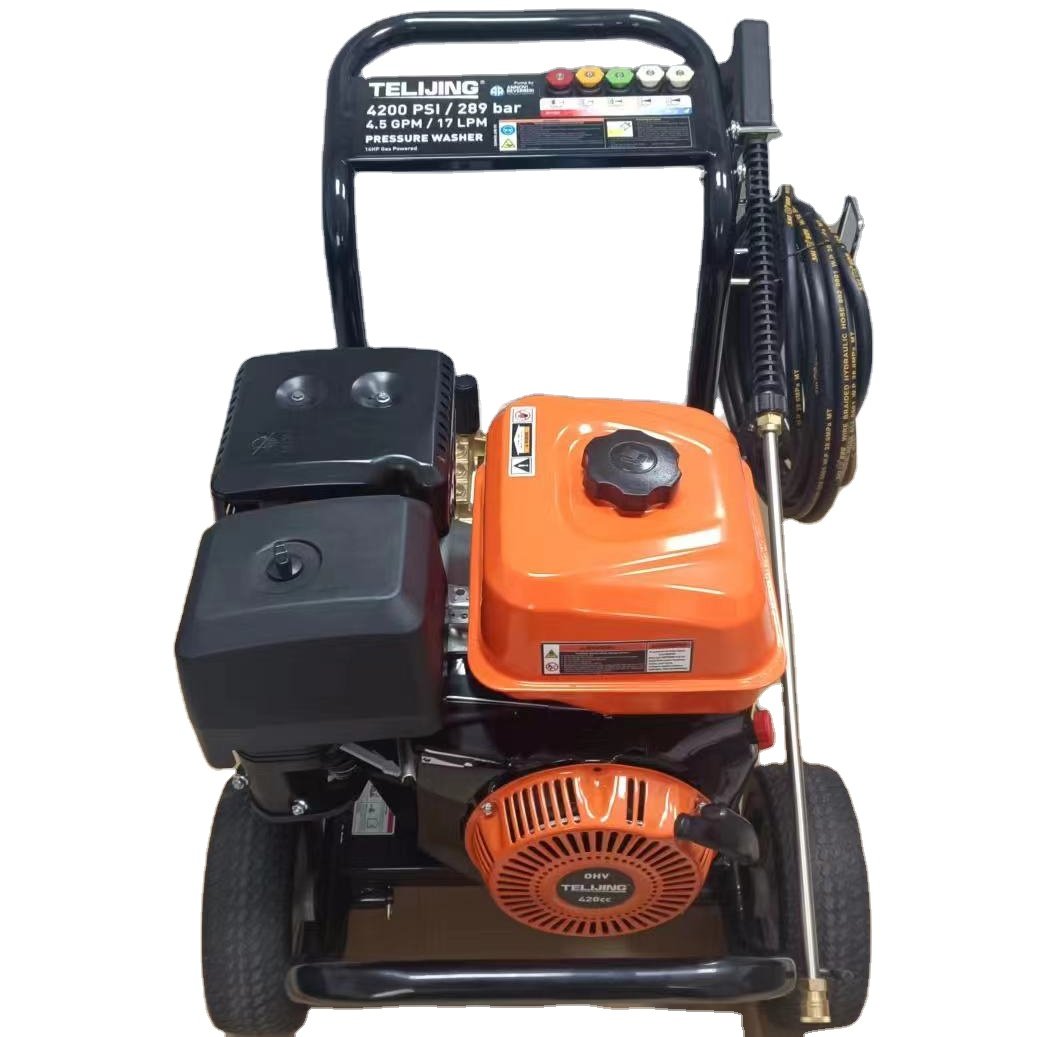 OEM Factory AR pressure pump Wash Machine Portable Car Washing Machine 3800PSI/262Bar Gasoline High Pressure Washer 190F 420cc