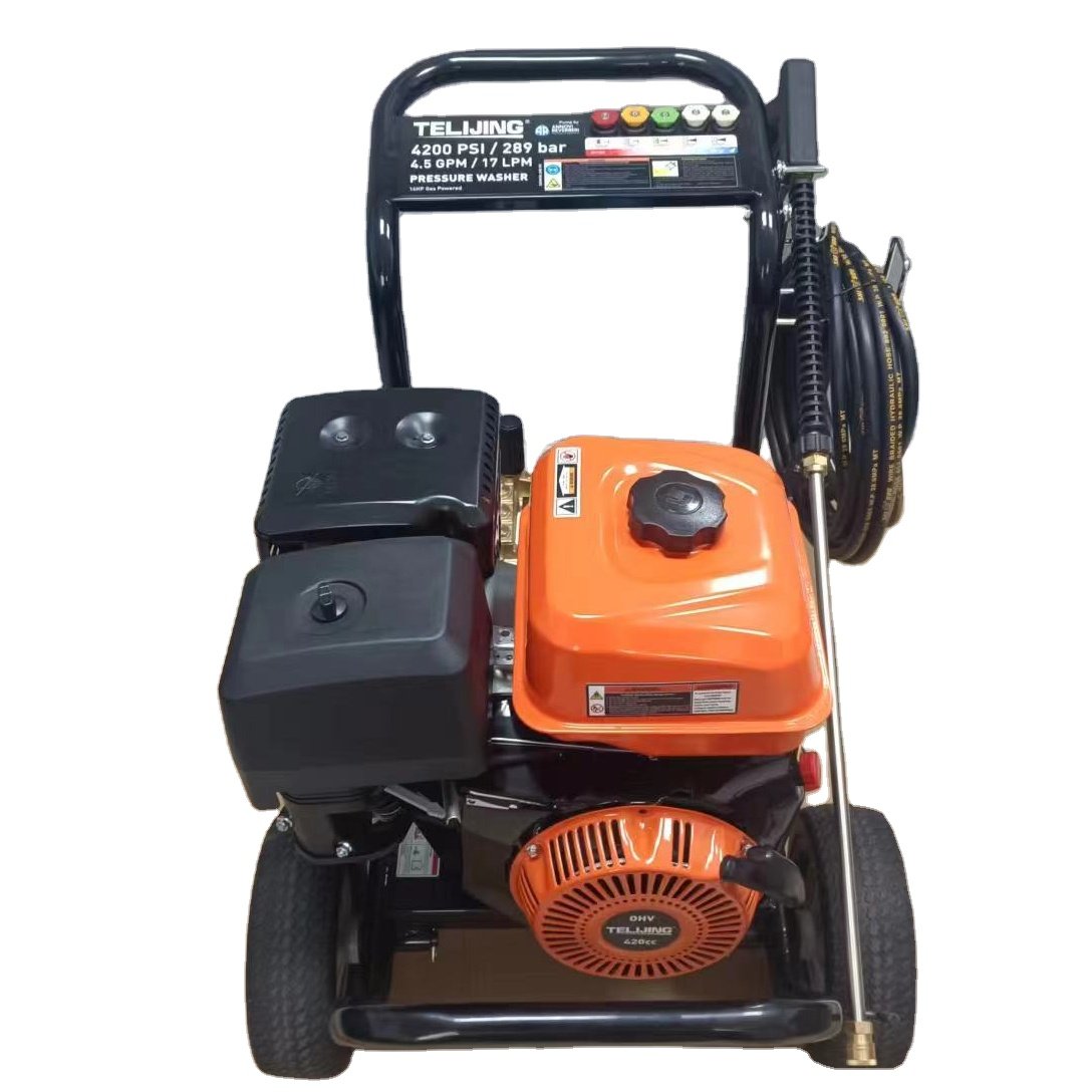 OEM Factory AR pressure pump Wash Machine Portable Car Washing Machine 3800PSI/262Bar Gasoline High Pressure Washer 190F 420cc
