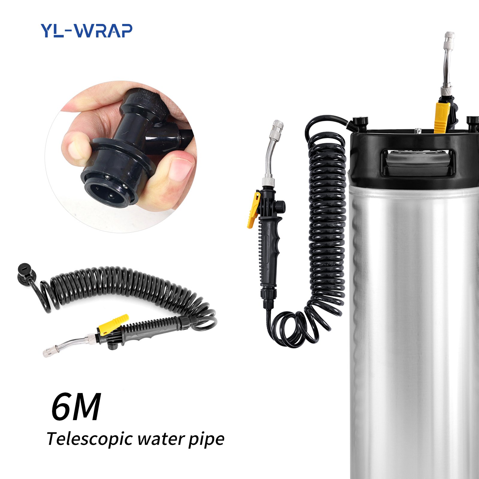 19L PPF keg Transparent Film Wrap ppf High Pressure Sprayer Tank Window Tint Keg Car Wash Tank For PPF Film