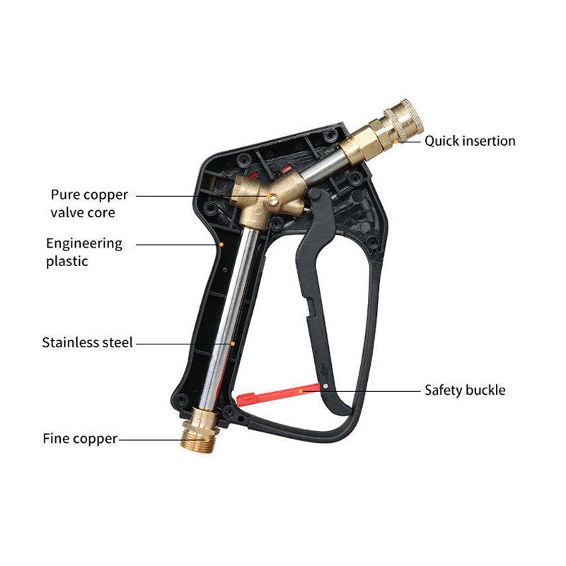 275 Bar 4000 PSI High Pressure Washer Gun High Pressure Water Spray Gun Jet Washer Power Washer Spray Gun