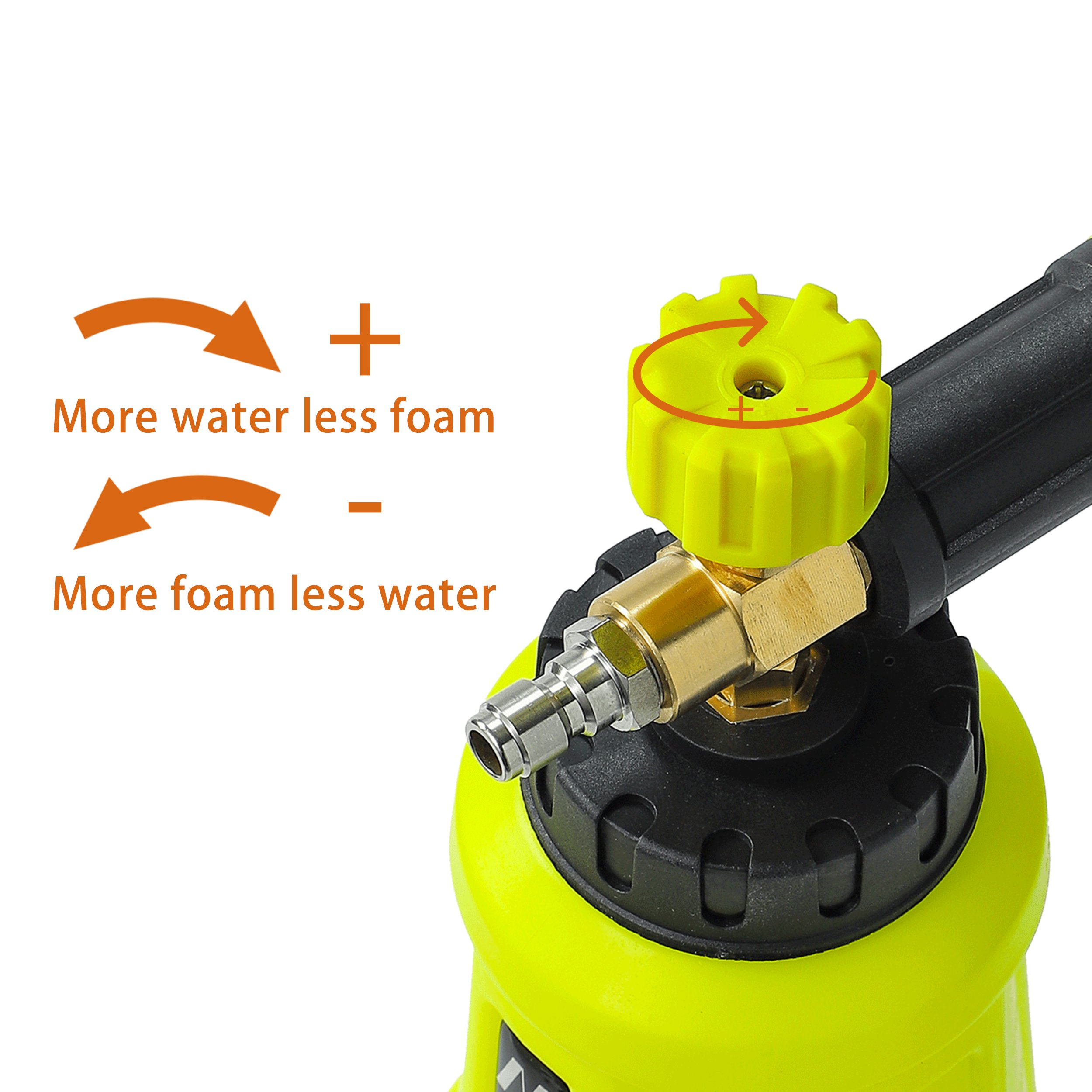 Car Snow Foam Cannon Lance Pressure Car Washerr Gun Supporting Foam Pot Adjustable Nozzle Wash Sprayer