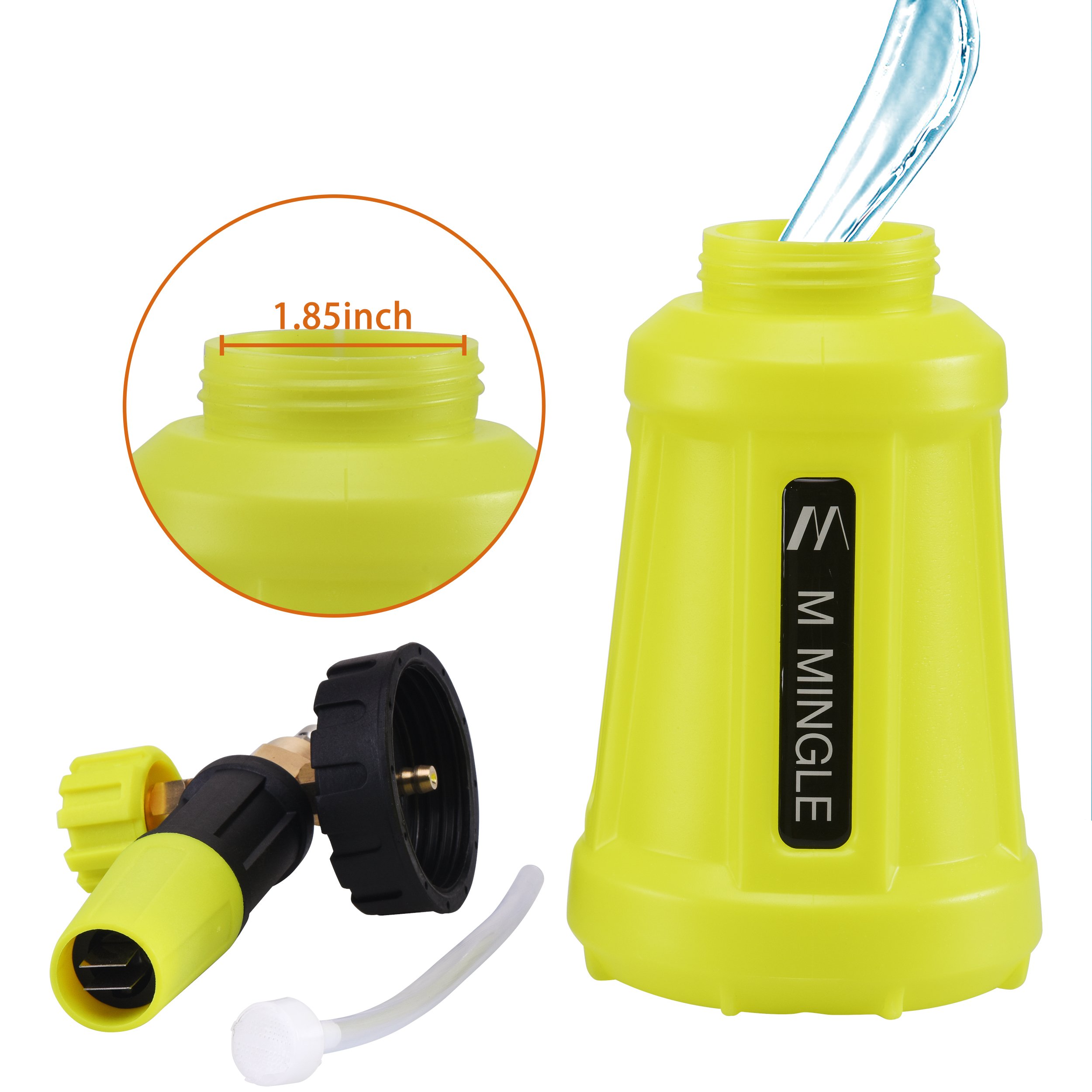 Car Snow Foam Cannon Lance Pressure Car Washerr Gun Supporting Foam Pot Adjustable Nozzle Wash Sprayer