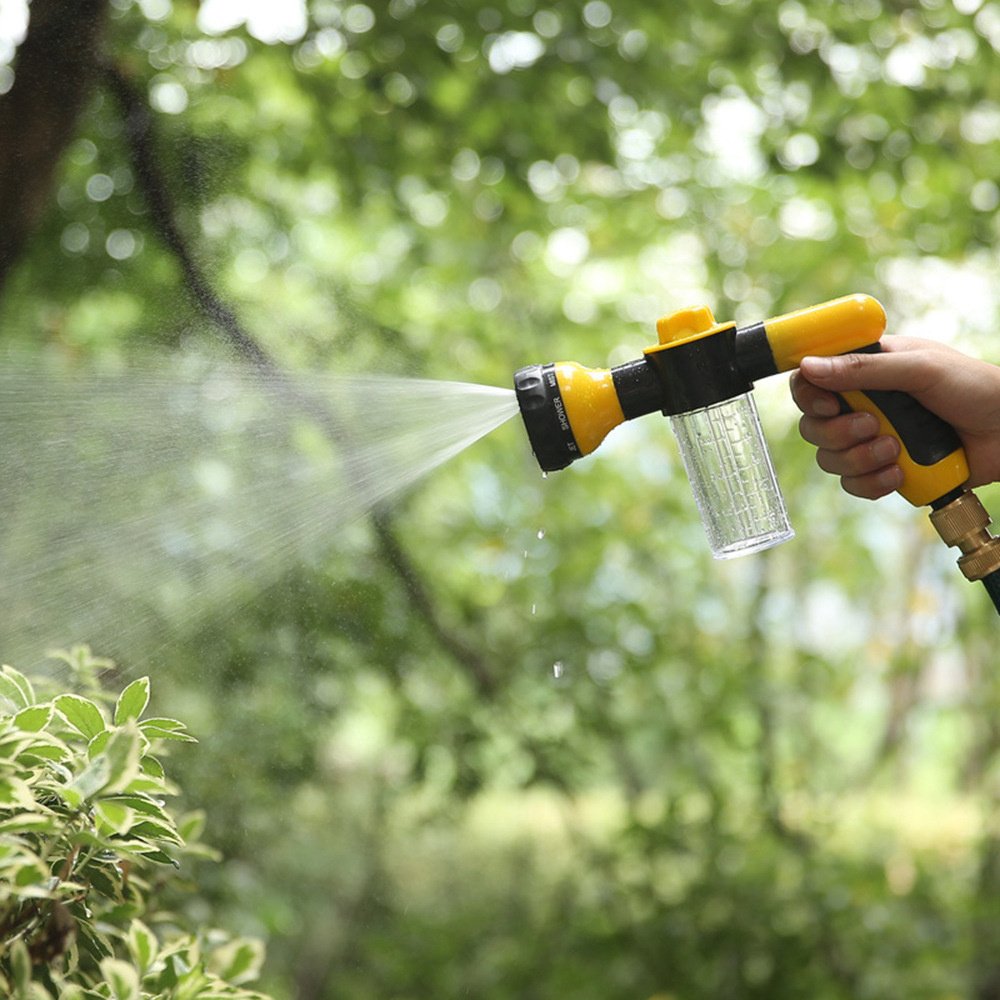 Multifunction Portable Auto Foam Water Gun High Pressure 8 Species Nozzle Jet Car Washer Sprayer Cleaning Tool