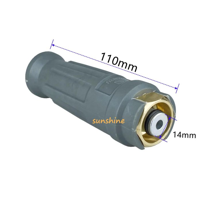 SS Car Washing High Pressure Washer Hose Connector For Karche New HD HDS Hose & Wash Gun Repair Replacement Adapter with Sleeve