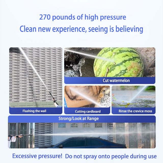 Cleaner High Water Pressure Car Washer Machine High Pressure Washer For Courtyard