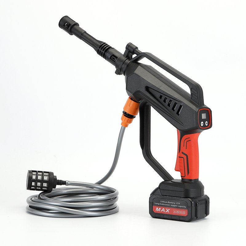 Portable High-Pressure Cordless Car Wash Gun Electric Motor New Condition Retail Applicable Detail Car Washer Carwash Machine