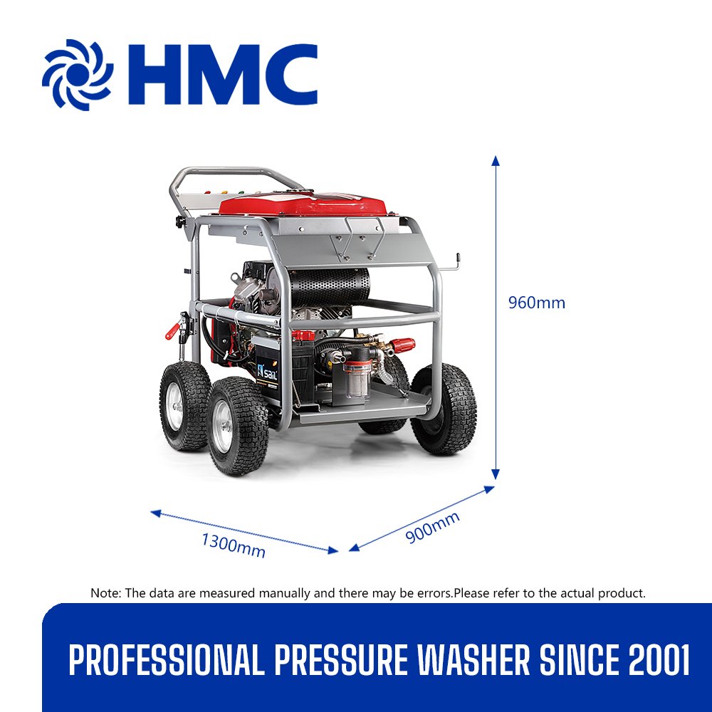 HMC G Series 200bar High pressure water jetting pipe cleaning machine washer and drain sewer cleaning equipment
