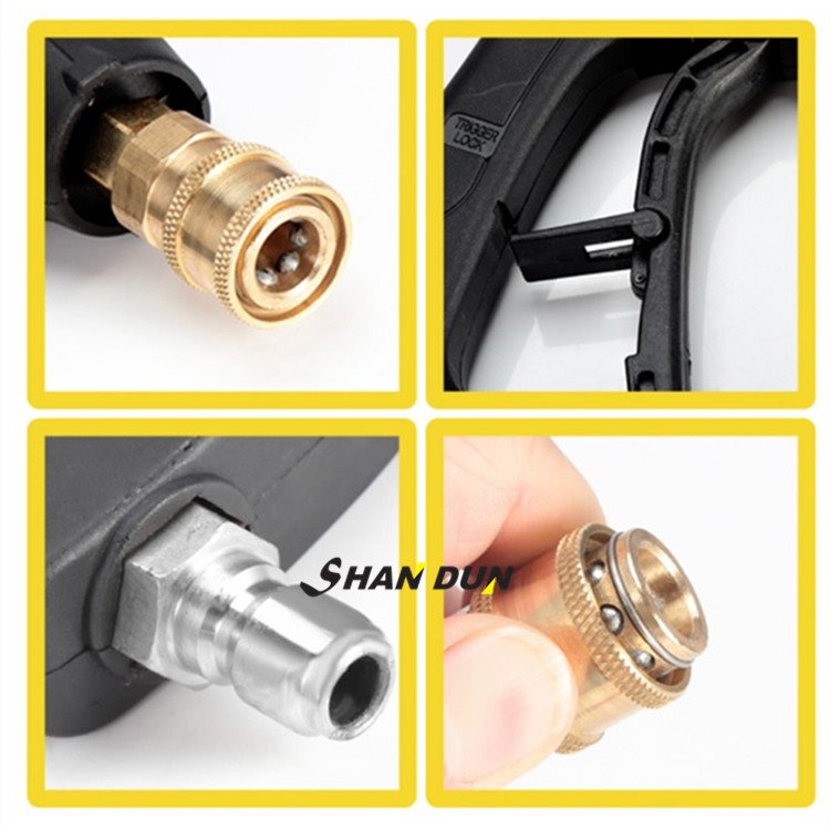 Car Washer Gun 3000 PSI Max Foam Gun 3/8" Connector High Pressure Washer Tool for Pressure Power Washers