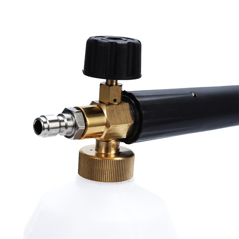 1L Pressure Car Washer Automobile Alloy Body Wash Water Tornador Cleaning Gun with Plastic Transparent Jar