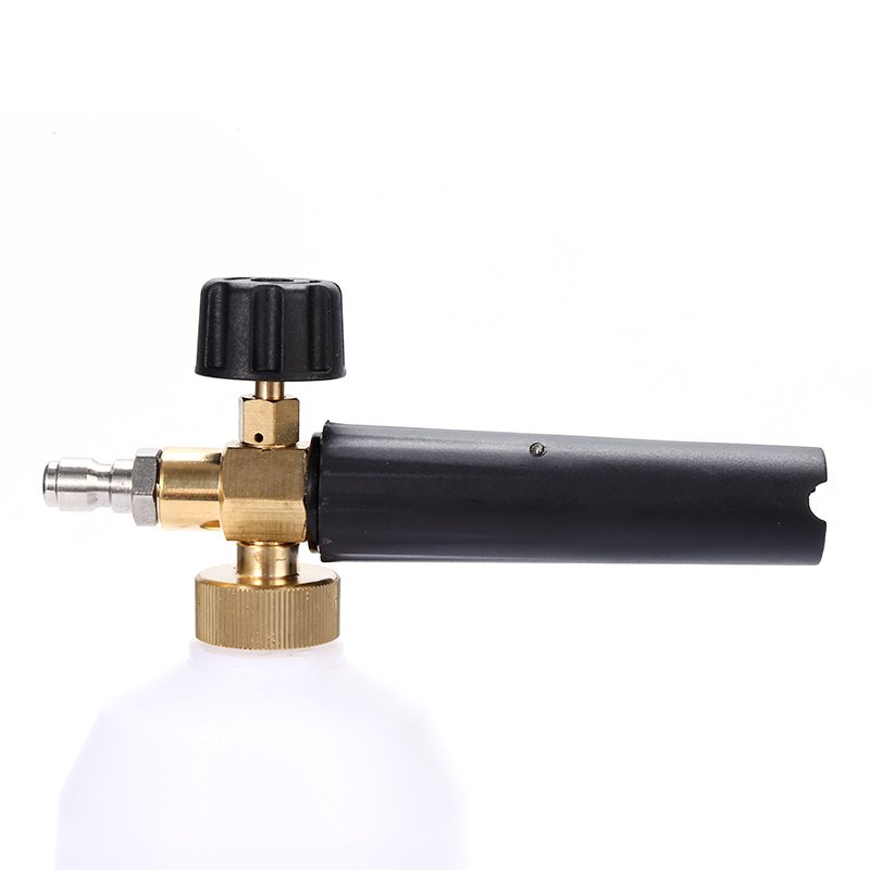 1L Pressure Car Washer Automobile Alloy Body Wash Water Tornador Cleaning Gun with Plastic Transparent Jar