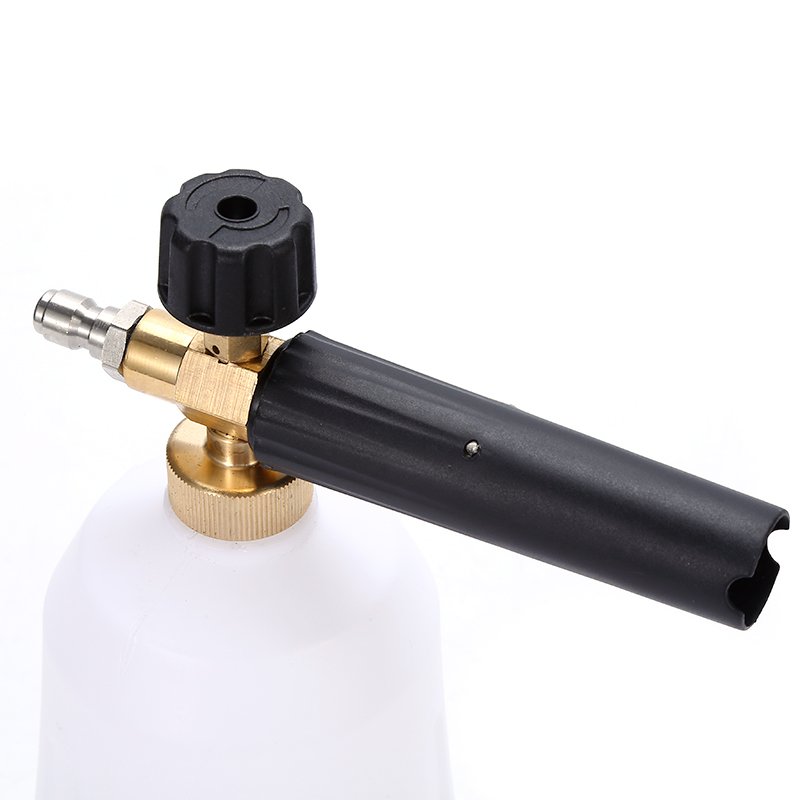 1L Pressure Car Washer Automobile Alloy Body Wash Water Tornador Cleaning Gun with Plastic Transparent Jar