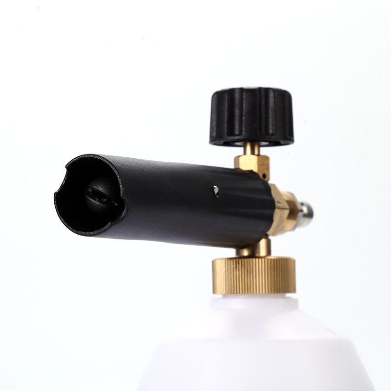 1L Pressure Car Washer Automobile Alloy Body Wash Water Tornador Cleaning Gun with Plastic Transparent Jar