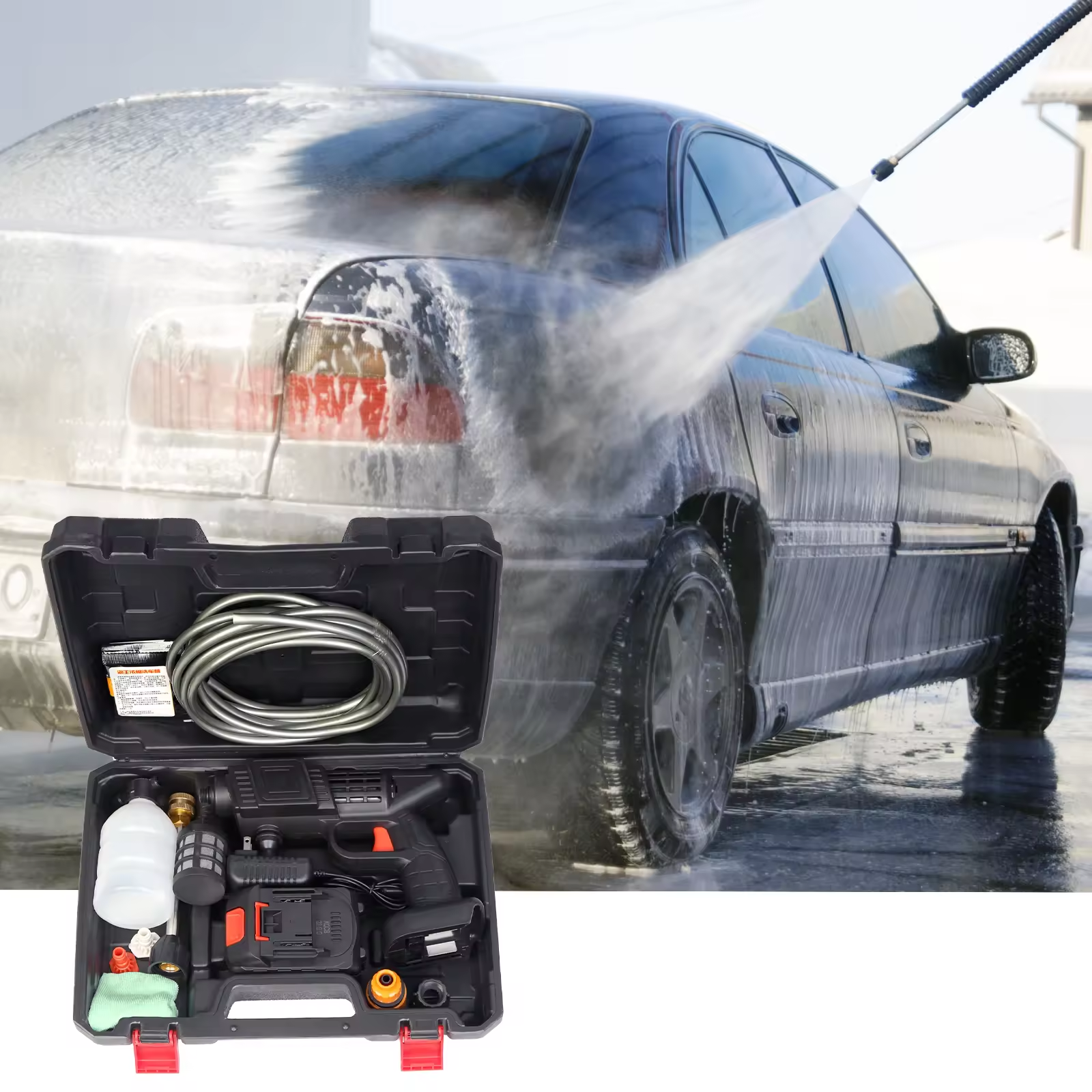 ODM High Pressure Cleaner Cordless Car Washer Wireless Spray Water Wash Gun Cleaning Machine Irrigation Portable Pressure Washer