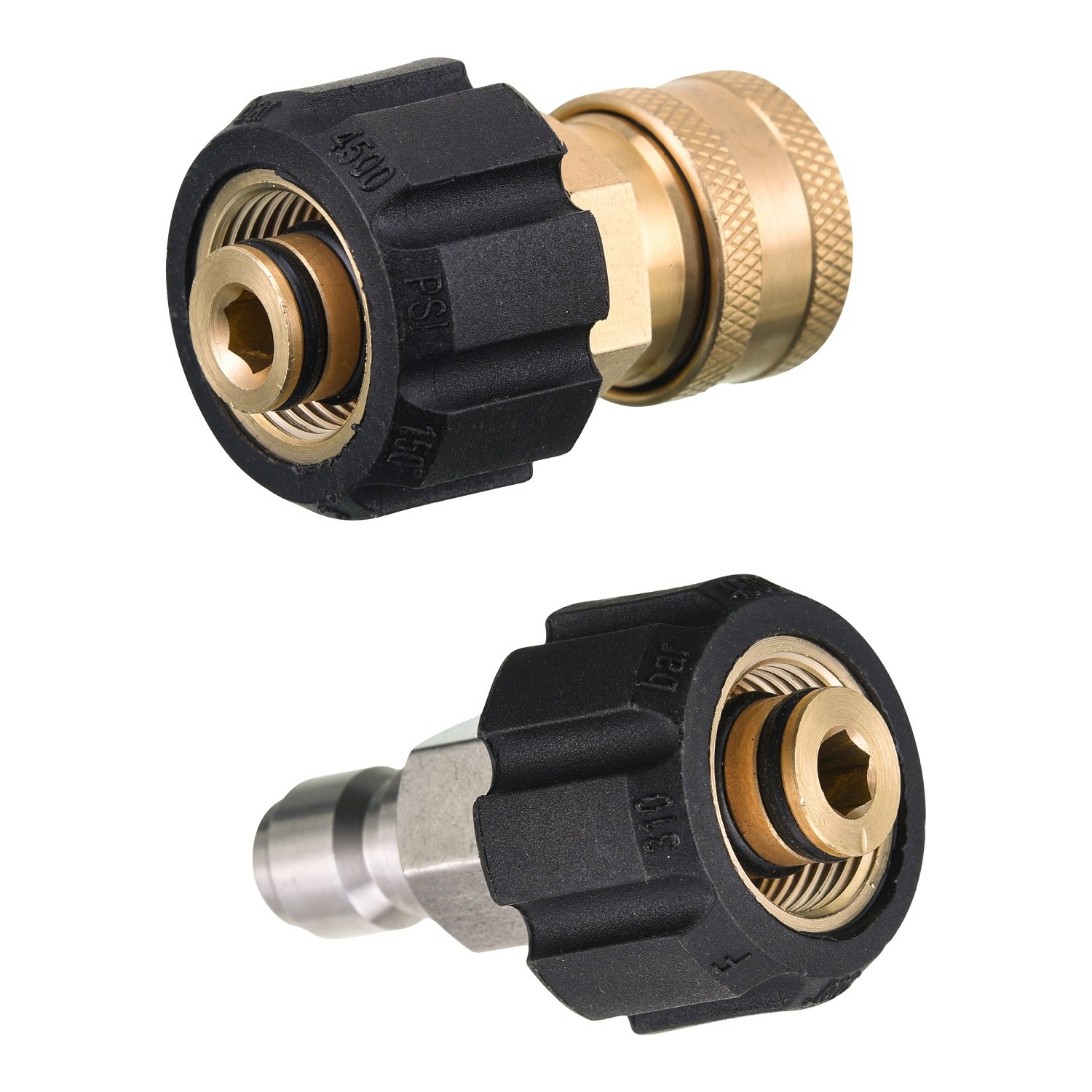 Pressure Washer Black Hose Pip Steel Wire Tube 3/8 Replacement Car Washer Hose For Hot And Cold Water
