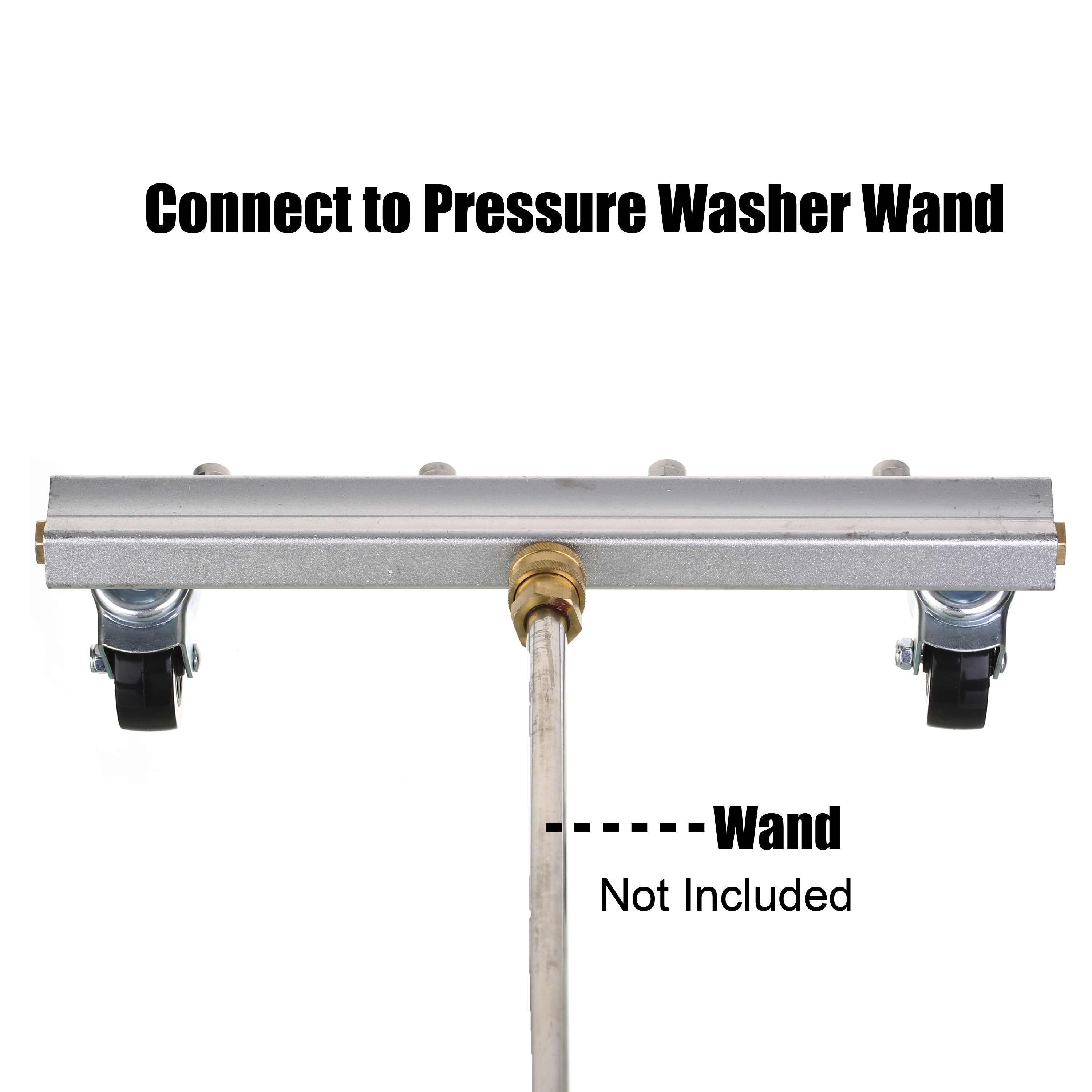 13 Inch Pressure Washer Undercarriage Cleaner Under Car Washer Chassis Cleaner High Pressure Washer Water Broom
