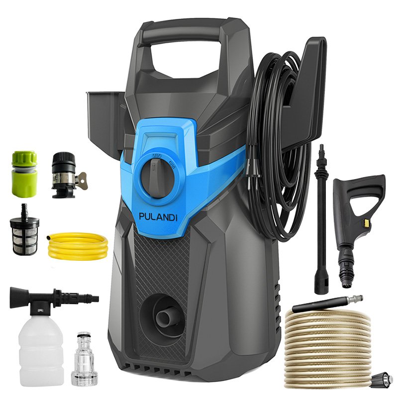 1700W 135 Bar Max Pressure Portable Washer High Pressure Car Washer Machine with Car washer Accessories